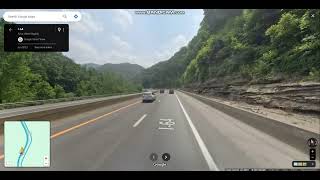 West Virginia Turnpike Interstates 6477 Exits 74 to 60 eastsouthbound [upl. by Valry869]