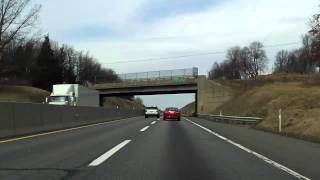 Pennsylvania Turnpike  Northeast Extension Interstate 476 Exits 56 to 74 northbound Part 12 [upl. by Prinz]