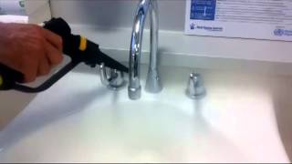 Sink Basin Cleaning in Hospitals and Healthcare [upl. by Alhsa431]