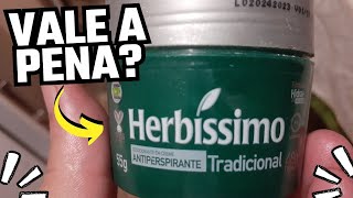 Para Que Serve o Desodorante Creme Herbíssimo Tradicional REVIEW Herbíssimo Tradicional é Bom [upl. by Shane603]