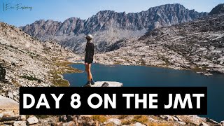 Day 8 on the JMT  Muir Pass and Scariest Moment  Solo ThruHiking the John Muir Trail Northbound [upl. by Cyrano]