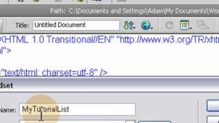 Dreamweaver CS4 Pagination Tutorial Paging Database Results [upl. by Gombosi900]