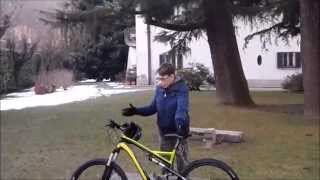 Come andare sulla neve con la bici  1° video lezione [upl. by Juback]