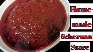 szechuan chutney recipe I Schezwan Sauce  Homemade Schezwan Sauce  How to make Schezwan sauce [upl. by Ecertal]