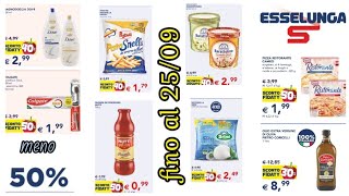 Sconti Esselunga valide fino al 25 settembre dal 30 fino al 50 italy [upl. by Snell]