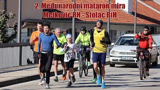 II Međunarodni maraton mira 2024 Metković  Stolac [upl. by Eicrad]