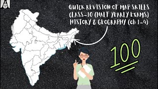 Road map to score full marks in Map SkillsClass 10Social Science [upl. by Eirrahs]