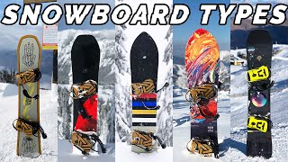 What TYPE of Snowboard Should You Buy  Beginners Guide [upl. by Adlesirc]