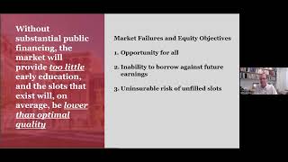 Jeffrey Liebman Director Rappaport Institute An Economic Analysis of MAs Early Education Market [upl. by Cindy]