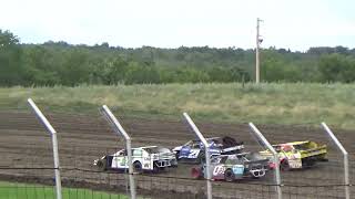 Bottineau ND IMCA Sport Mod Heat race [upl. by Harmaning774]