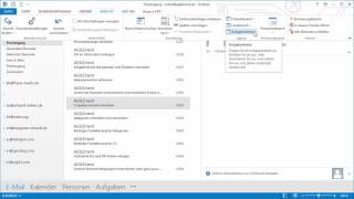 MS Outlook Kalender und Termine in der Aufgabenleiste [upl. by Arda494]