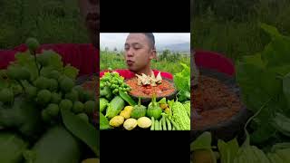 MUKBANG FRESH NA GULAY mukbang foods fresh yummy [upl. by Sheree]