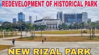 RIZAL PARK REDEVELOPMENT TODAY 02172024 MANILA UPDATE [upl. by Rhiana]