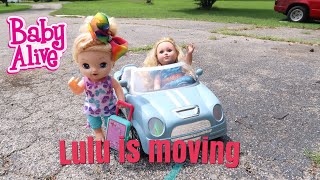 BABY ALIVE Lulu is Moving Part 2 baby alive videos [upl. by Vasiliu]