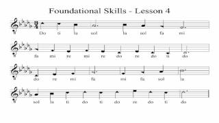 Foundational Skills Solfege  Lesson 4 [upl. by Karylin391]