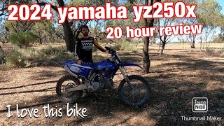 2024 YZ250X 20 HOUR REVIEW [upl. by Raul600]