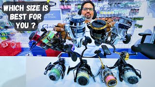 The Truth About Fishing Reel Sizes  How to choose a spinning reel size which one is best [upl. by Starr]