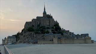 We stayed on the island Mont SaintMichel I arrival and hotel room tour [upl. by Anthiathia]