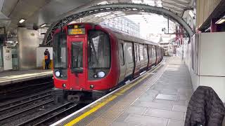 Historic Farringdon Tube Train Station Circle Line London Underground Sounds [upl. by Zetniuq370]