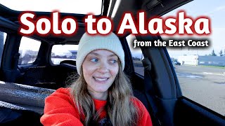 my beginning of the Alaska Highway  driving solo to Alaska in a Subaru Forester XT [upl. by Emie]