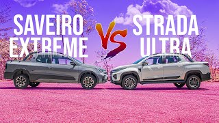 Saveiro vs Strada Alguns itens diferenciais da picape vw [upl. by Savage651]