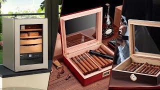 Top 8 Best Humidors for Sweet amp Flavorful Cigars in 2024  Detailed Reviews amp Buyers Guide [upl. by Nwadal]