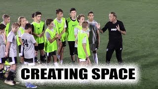 SoccerCoachTV  Creating Space [upl. by Elah712]