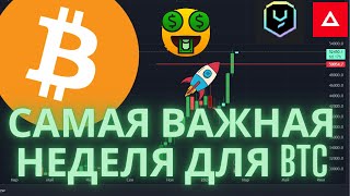 Биткоин самая важная неделя новенькие альткоины которые вырастут [upl. by Lledo]