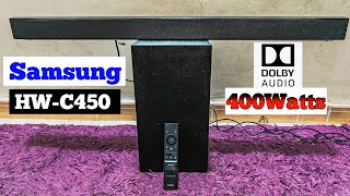 Samsung HW C450 21Ch Soundbar Unboxing [upl. by Konrad780]