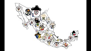 Himnos de los estados de México en countryballACTUALIZADO [upl. by Renat]