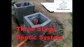 DIY Offgrid Three Stage Septic System [upl. by Dre]