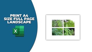 How to print excel sheet in a4 size full page landscape [upl. by Xad]