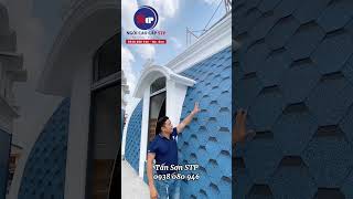 Thi công Ngói bitum STP  Technonicol Roofing cho Biệt Thự Đồng Nai ngoibitum tamlopbitum nhadep [upl. by Roanna89]