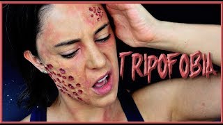 Tutorial maquillaje Tripofobia efecto de agujeros para Halloween  Silvia Quiros [upl. by Hike]