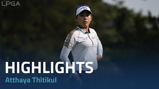 Atthaya Thitikul Second Round Highlights  2023 ShopRite LPGA Classic [upl. by Dodi15]