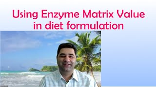 Enzyme Matrix Value in Poultry Diet Formulation [upl. by Noraf831]