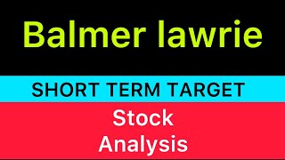 BALMER LAWRIE LTD STOCK TARGET ANALYSIS ⚪️ BALMER LAWRIE SHARE NEWS  BALMER LARIE ANALYSIS 301124 [upl. by Jenni]