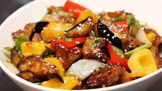 Баклажаны по  китайски в кислосладком соусе  быстро и вкусно [upl. by Leanne]