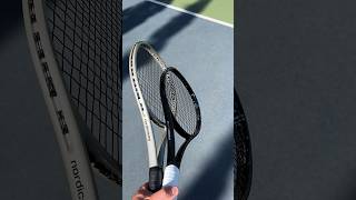 Nordicdots™  TS127 Topspin String in our up n’ coming tennis rackets 🌪️🎾 nordicdots tennis [upl. by Adnauq]