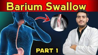 Barium swallow test  indication contraindications procedure  complete studybarium [upl. by Gaiser566]