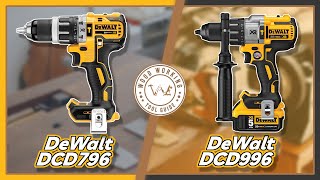 DeWalt DCD796 vs DCD996 Which Drill Reigns Supreme  Woodworking Tool Guide [upl. by Elocal925]