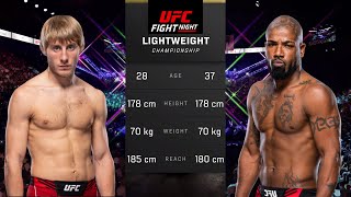 Paddy Pimblett vs Bobby Green Full Fight  UFC 5 Fight Night [upl. by Story]