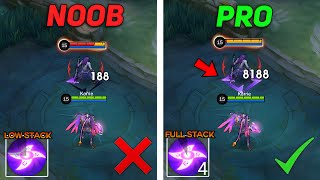 HOW TO DEAL MORE DAMAGE USING KARRIE 2024  PRO KARRIE GUIDE  TUTORIAL  MUST WATCH   MLBB [upl. by Velleman907]