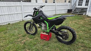 2000 Kx250 Start up amp Idle [upl. by Boar314]