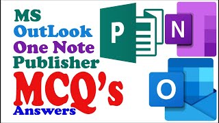 MCQs and Answers on MS Outlook OneNote and Publisher  Preparation Central [upl. by Tartaglia]