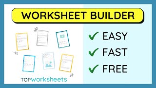 CREATE INTERACTIVE WORKSHEETS WITHIN 5 MINUTES  Use the new BUILDER to create them at high velocity [upl. by Grunberg620]