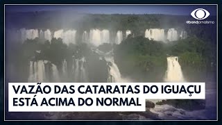 Vazão das Cataratas do Iguaçu está 4 vezes mais forte  Bora Brasil [upl. by Wendall137]