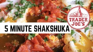 5 MINUTE SHAKSHUKA RECIPE TRADER JOES [upl. by Graves460]