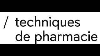 4e plénière  L’intégration d’une nouvelle profession  Technicien en pharmacie [upl. by Retsam]