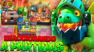 ¡REACCIONANDO A PARTIDAS DE LAS ARENAS 5 6 Y 7 EN CLASH ROYALE🥶 [upl. by Enelec936]